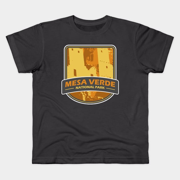 Mesa Verde National Park Kids T-Shirt by deadright